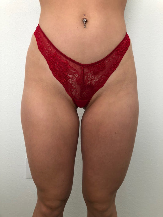 Coco's Red Lace Panties